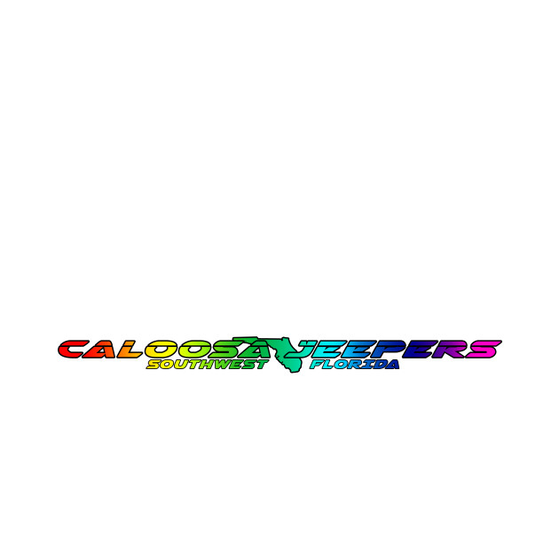 Jeep Grills Rainbow Logo by Caloosa Jeepers 