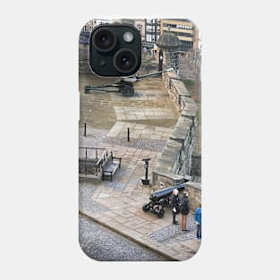 Near the One o'clock gun within the walls of Edinburgh Castle Phone Case