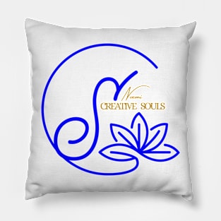 Noemi Creative Souls Blue Pillow