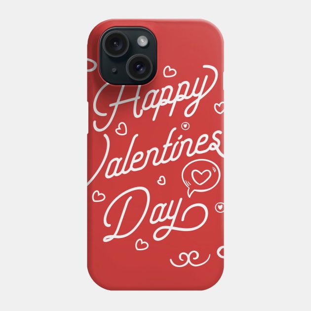 Happy Valentine's Day Best Valentines Day Gift Phone Case by kdpdesigns