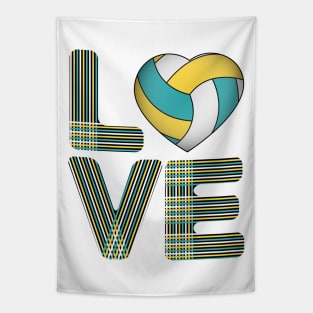 Volleyball Love Tapestry