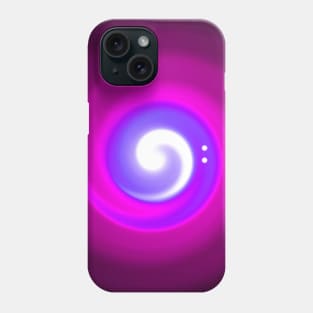 Purple bass key twirl Phone Case