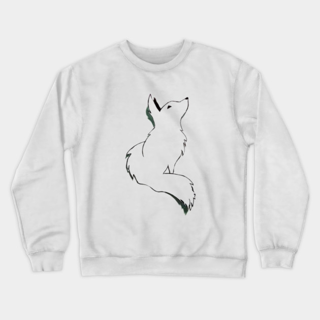 white fox sweatshirt