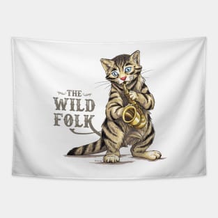 The Wild Folk - Wild Cat on Sax Tapestry