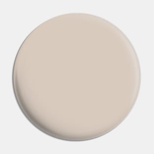 Putty Taupe Plain Solid Color Pin