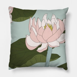 China Pond Lilly Pillow