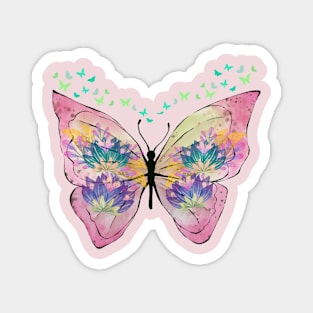 Beauty Butterflies Magnet