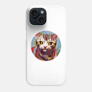 Bright-Eyed floppy cat Phone Case