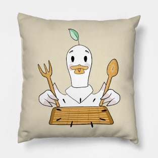 Doo Doo duck food lover Pillow