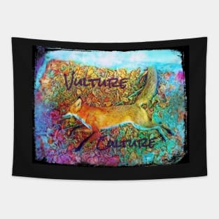 Rainbow Fox Vulture Culture Tapestry