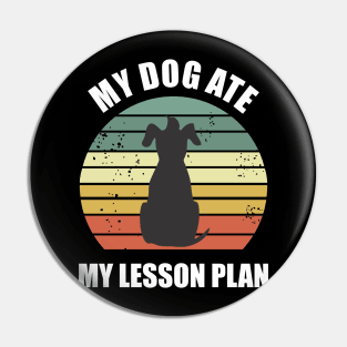 my dog ate my lesson plan funny Pin