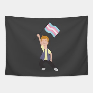 Jimmy Jr. x Transgender Flag Tapestry