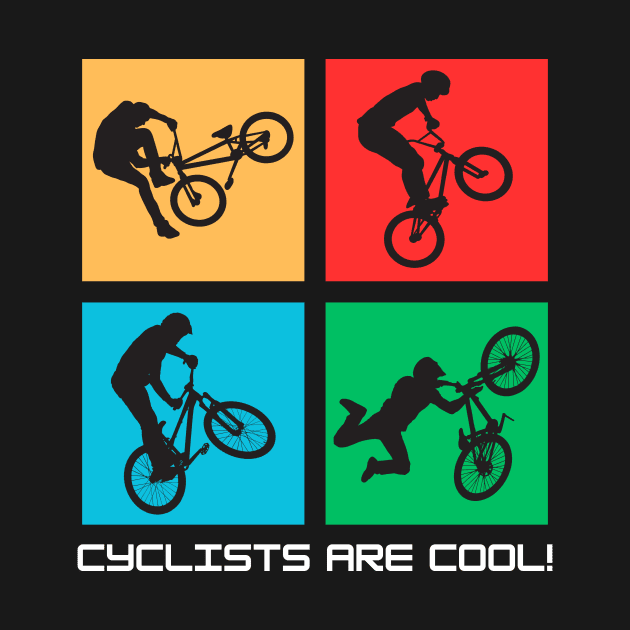 Cyclists are cool! by Graphica01