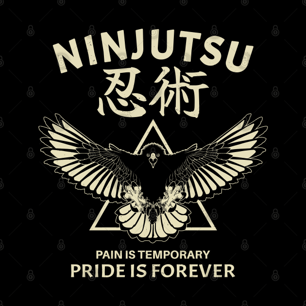 Ninjutsu Eagle by NicGrayTees