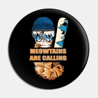 meowtains are calling Pin