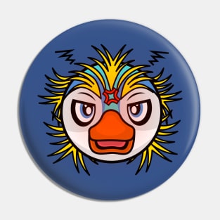 Angry Super Penguin Pin