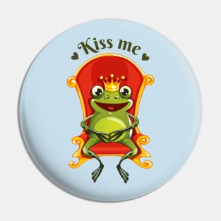 Frog king kiss me Pin