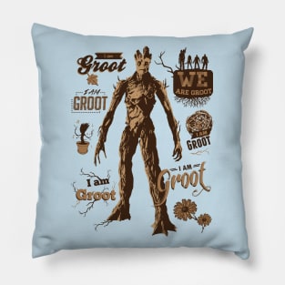 Groot Quotes Pillow