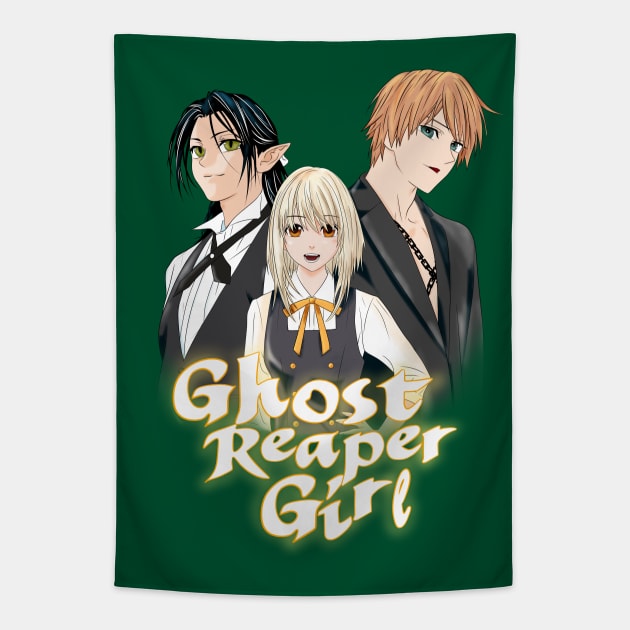 Ghost Reaper Girl Tapestry by Nykos