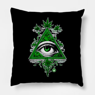 Weed heightened perception Pillow