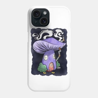 Purple Mushroom House Phone Case