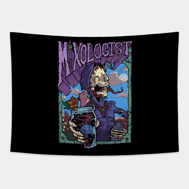 Mixologist Full Color Shirt Trauma Series Tapestry by jasonwright