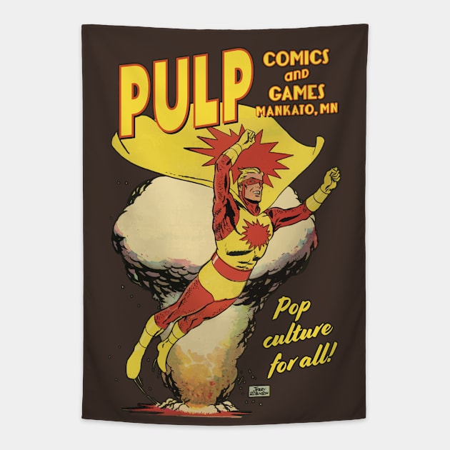 PULP Atom Bomb Tapestry by PULP Comics and Games