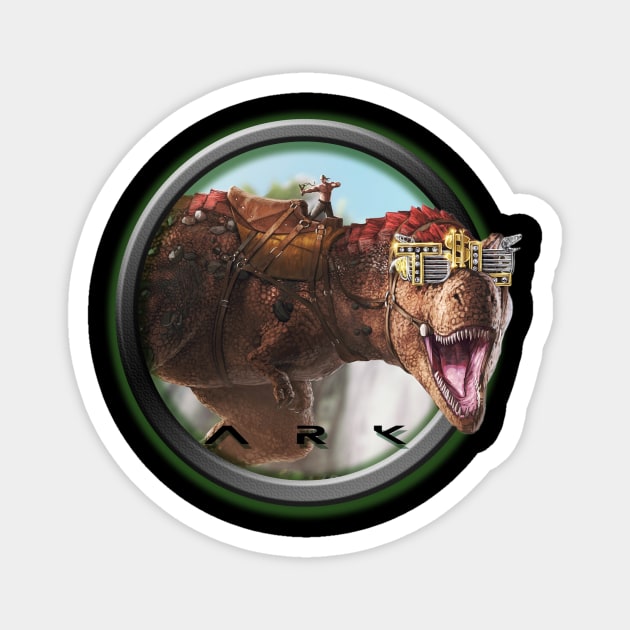 Ark Survival Evolved Trex Magnet by chrisioa