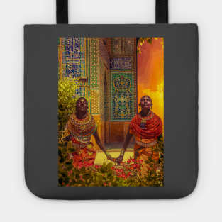 Africa Couple Tote