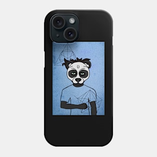 Unique MaleMask Digital Collectible with AnimalEye Color and GreenSkin on TeePublic Phone Case