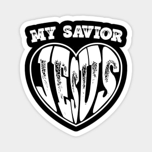 I love my savior Jesus Magnet