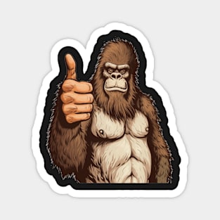 Bigfoot Believer Approves Magnet