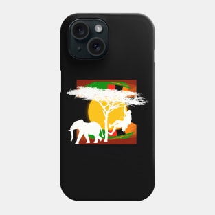 Sunset, adventure and climbing Phone Case