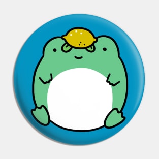 Lemon Frog Pin