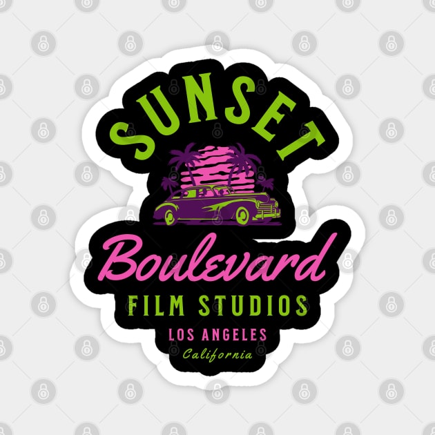 Sunset Boulevard Magnet by Scar