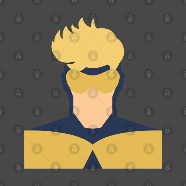 Minimal Booster Gold Portrait by Avengedqrow