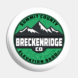 Ski Breckenridge Colorado Skiing Snowboard 2 Pin