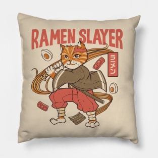 Cat Ramen Slayer Pillow