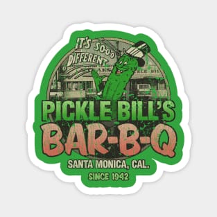 Pickle Bill's Bar-B-Q 1941 Magnet