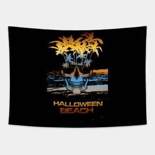 Halloween Beach Tapestry
