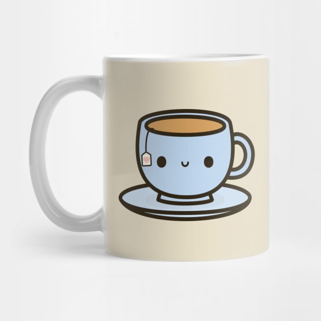 Cute cup of tea by peppermintpopuk