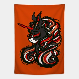 Tampa Football Unicorn Tapestry