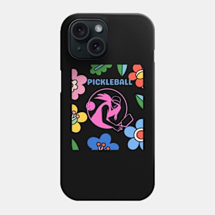 Pickleball , cool flower design to wear Phone Case