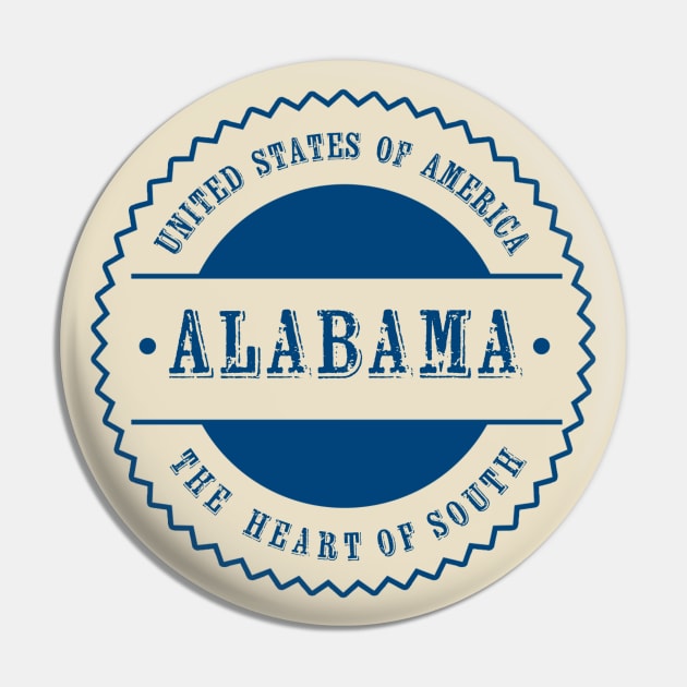 Alabama State T-shirt for patriots Pin by Athenum