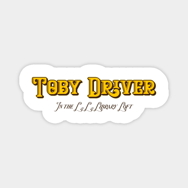 Toby Driver In the L..L..Library Loft Magnet by Delix_shop