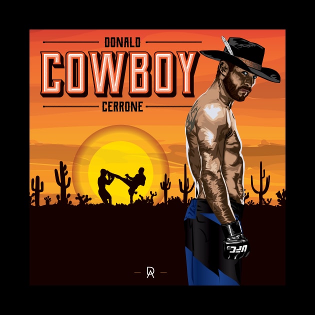 Cowboy Cerrone Sunset by deenallydesigns