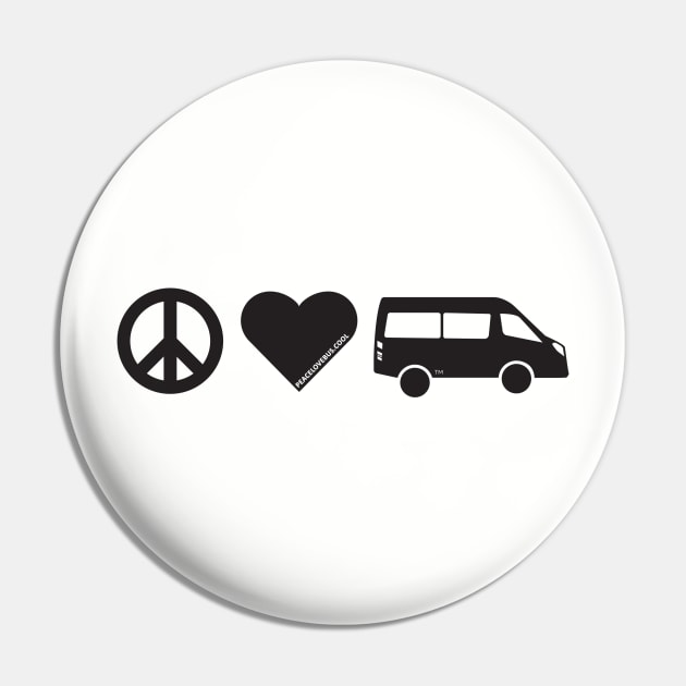 Peace Love Sprinter Bus Pin by Peace Love Bus