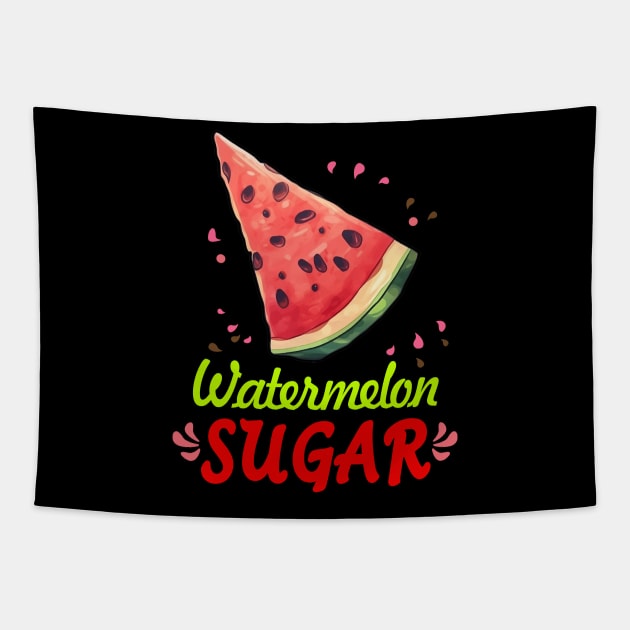 Watermelon Sugar Tapestry by RainasArt