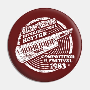 New York Keytar Competion & Festival 1983 Pin