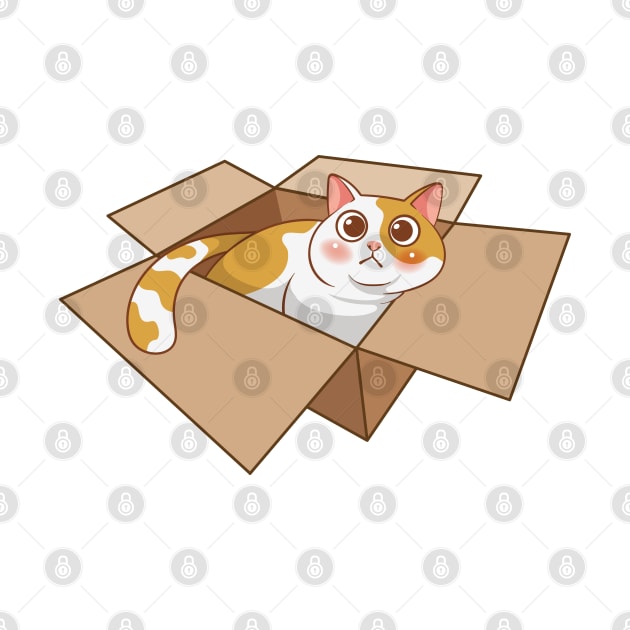 Cat in the box by tomodaging